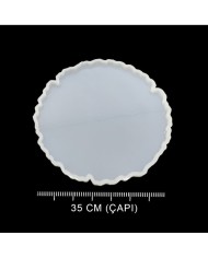 5 Adet Tepsi Güneş 2 - Reçine Epoksi Kalıp - T5