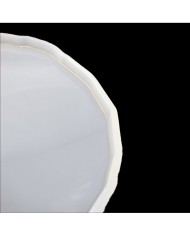 5 ADET Tırtıklı Yuvarlak Tepsi - Reçine Epoksi Kalıp - T4