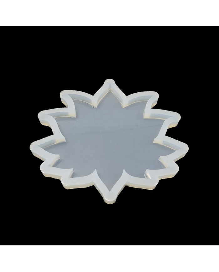 5 ADET Yaprak Bardak Altı - Reçine Epoksi Kalıp - B10