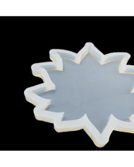 5 ADET Yaprak Bardak Altı - Reçine Epoksi Kalıp - B10