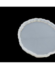 5 Adet Bardak Altı Reçine Epoksi Kalıp - Yuvarlak - B9