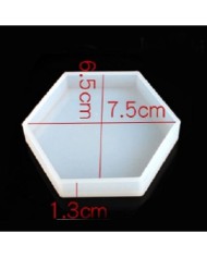 Küçük Boy Altıgen Reçine Epoksi ve Beton Kalıbı - Kod: 11