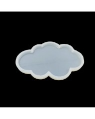 5 ADET Bardak Altı - Reçine Epoksi Kalıp - Bulut - B4