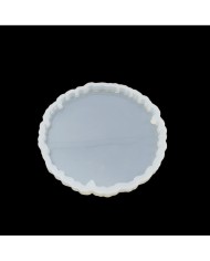 5 Adet Tırtıklı Yuvarlak Bardak Altı - Reçine Epoksi Kalıp - B1