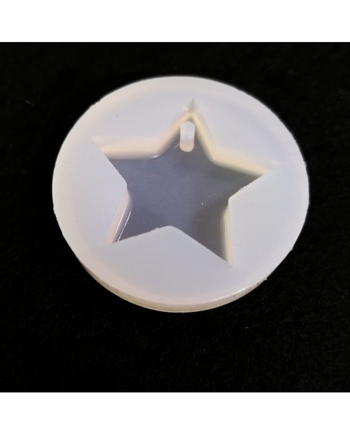5 ADET Delikli Yıldız - Reçine Epoksi Kalıp - E8