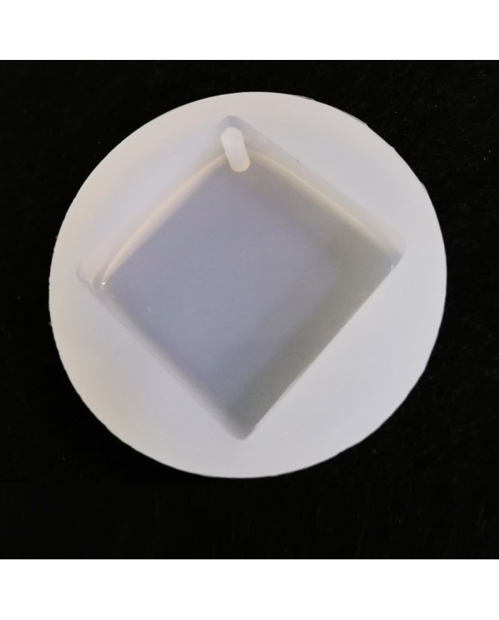 5 Adet Delikli Dörtgen - Reçine Epoksi Kalıp - E6