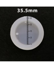 5 Adet Delikli Yuvarlak - Reçine Epoksi Kalıp - E4