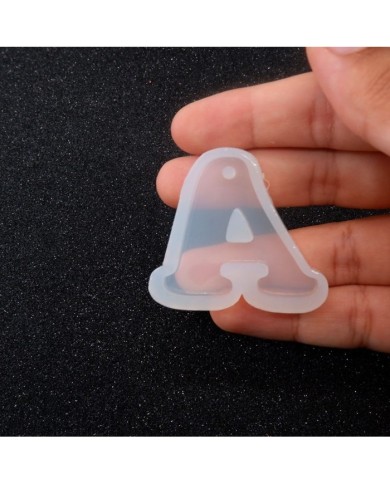 5 Adet - Reçine Epoksi Harf Kalıp -  A