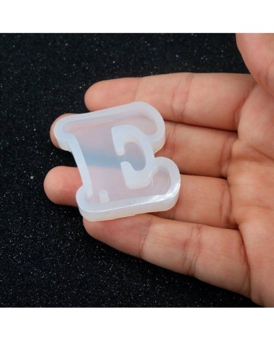 5 Pieces Resin Epoxy Letter Mold - E