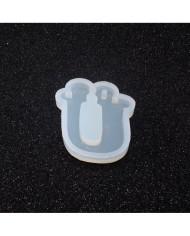 5 Adet Reçine Epoksi Harf Kalıp - Ü