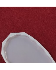 Köşeli Kalp Şeklinde  Reçine Epoksi,Mum,Sabun Kalıbı-Kod:31