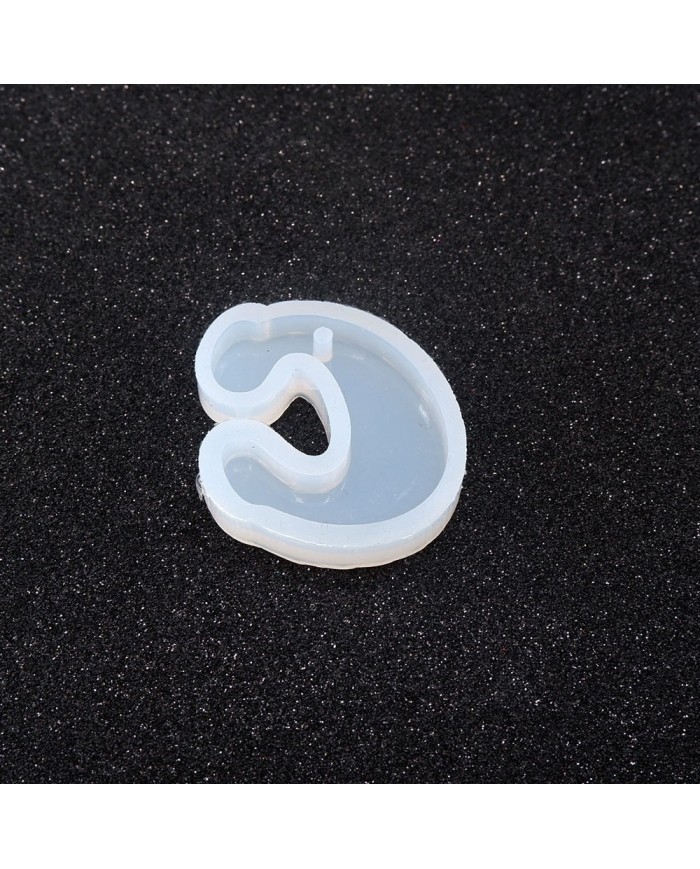 5 Adet Reçine Epoksi Harf Kalıp - C