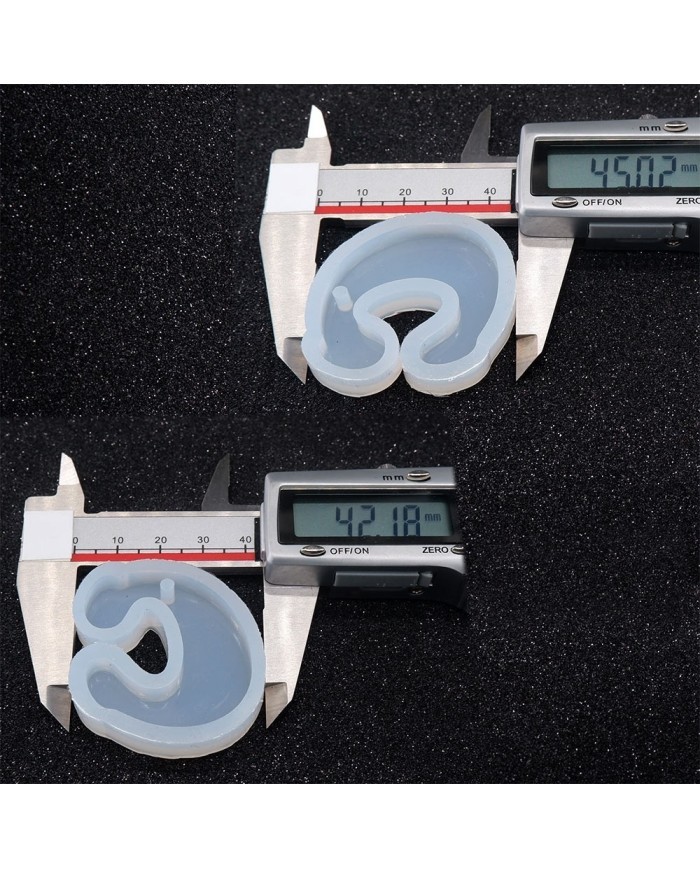 5 Adet Reçine Epoksi Harf Kalıp - C