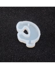 5 Adet Reçine Epoksi Harf Kalıp - Ç