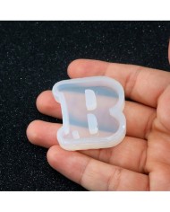 5 Adet Reçine Epoksi Harf Kalıp -  B