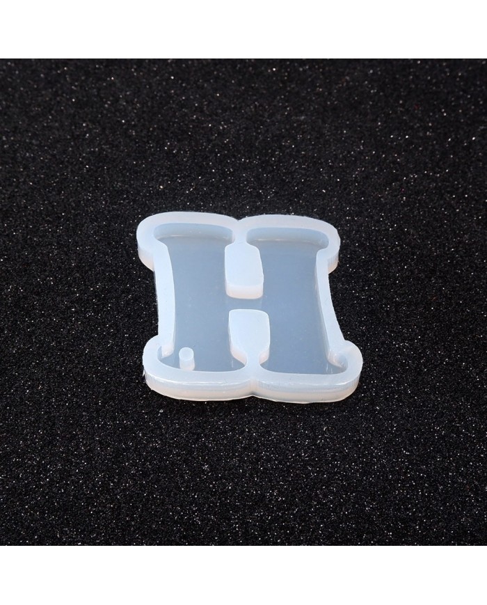 5 Adet Reçine Epoksi Harf Kalıp -  H