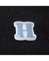 5 Adet Reçine Epoksi Harf Kalıp -  H