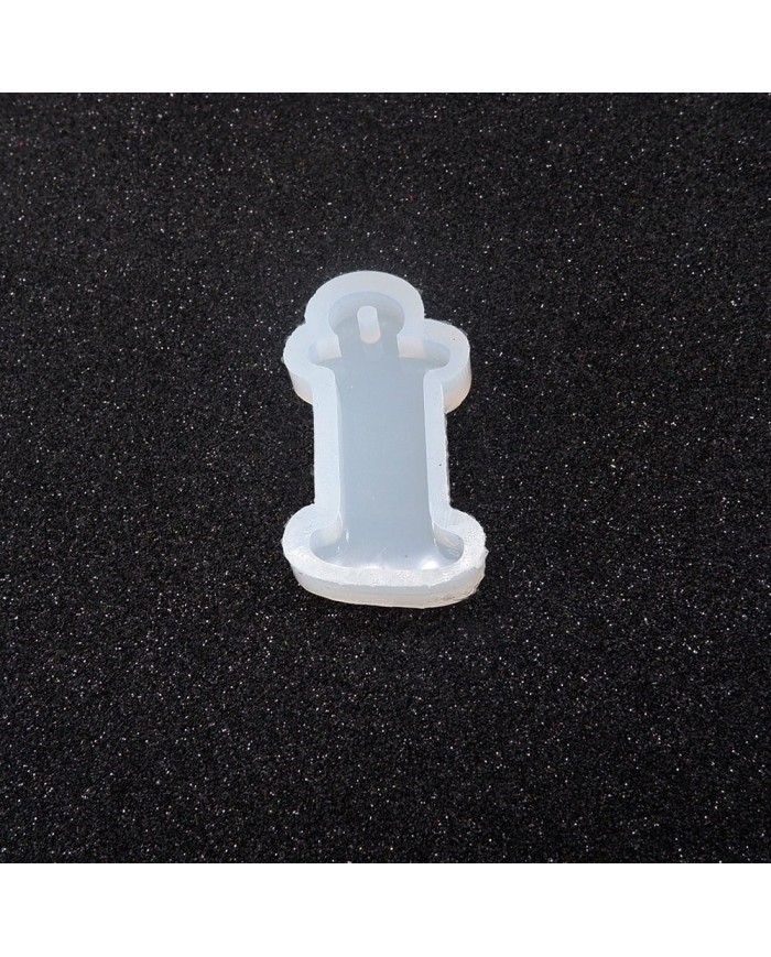 5 Adet Reçine Epoksi Harf Kalıp -  İ