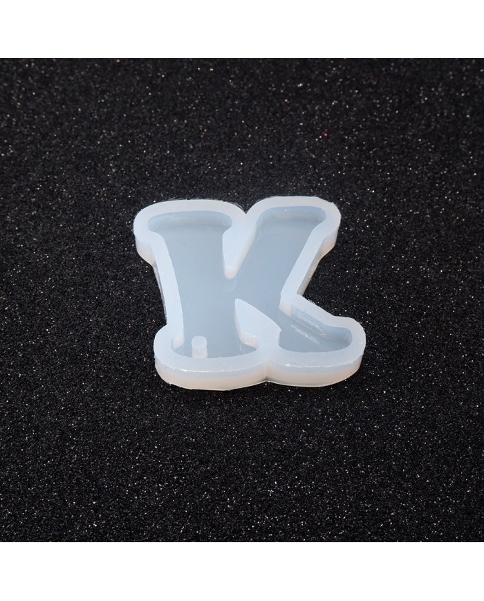 5 Adet Reçine Epoksi Harf Kalıp - K