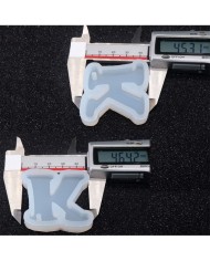 5 Adet Reçine Epoksi Harf Kalıp - K