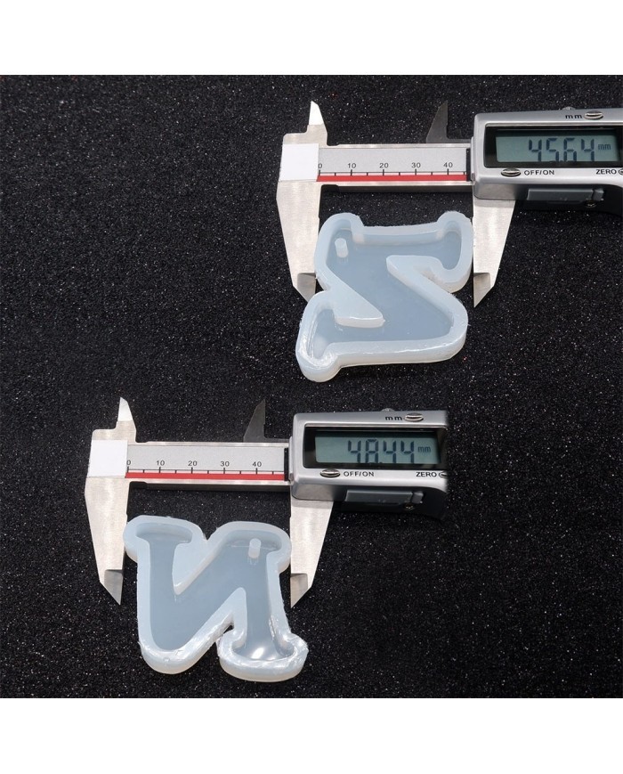 5 Adet Reçine Epoksi Harf Kalıp - N