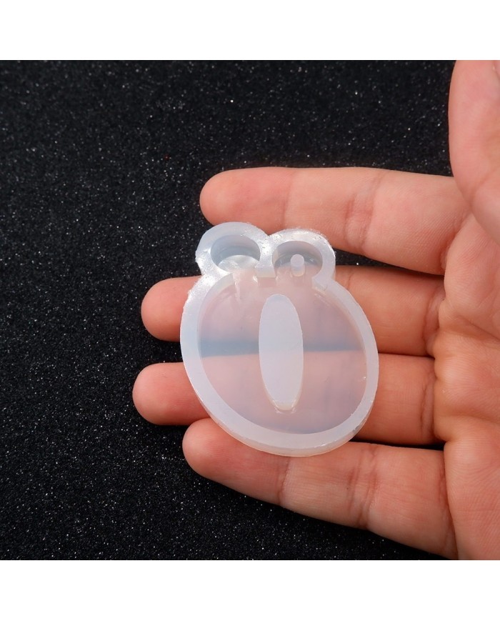 5 Adet Reçine Epoksi Harf Kalıp - Ö