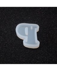 5 Adet Reçine Epoksi Harf Kalıp - P