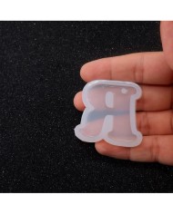 5 Adet Reçine Epoksi Harf Kalıp - R