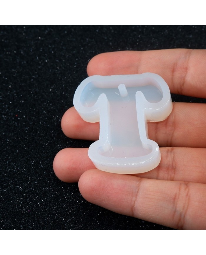 5 adet Reçine Epoksi Harf Kalıp - T