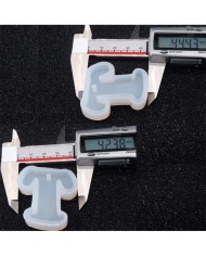 5 adet Reçine Epoksi Harf Kalıp - T