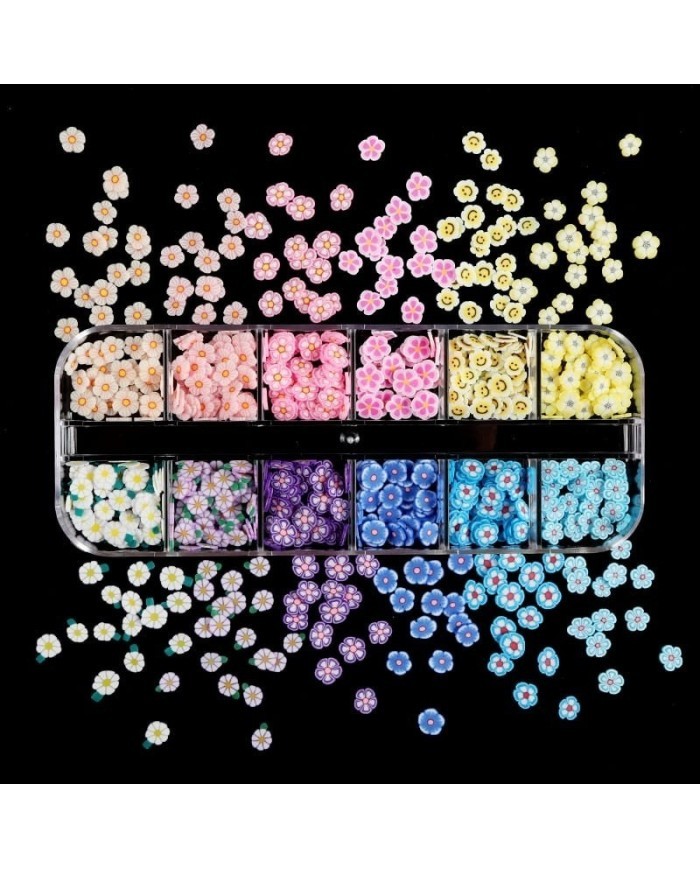 Beyaz Epoksi Süsleme Pulu Saplı Papatya - 5 gram