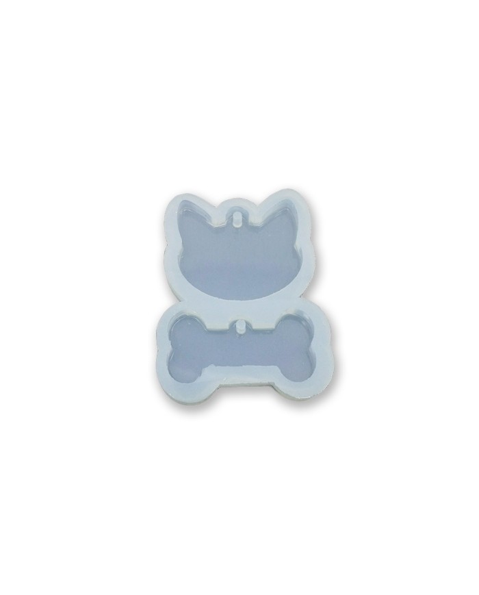 5 Adet - Kedi & Kemik  Reçine Epoksi Kalıp