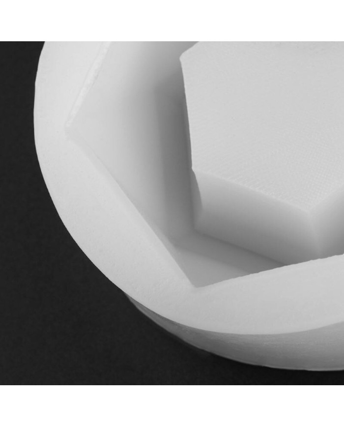 Altıgen Saksı Kalıbı - 8.5x7.3cm -Kod:978