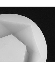 Altıgen Saksı Kalıbı - 8.5x7.3cm -Kod:978