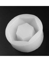 Altıgen Saksı Kalıbı - 8.5x7.3cm -Kod:978