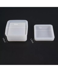 Dörtgen Kapaklı Kalıp - 8x3.8 cm -Kod:981