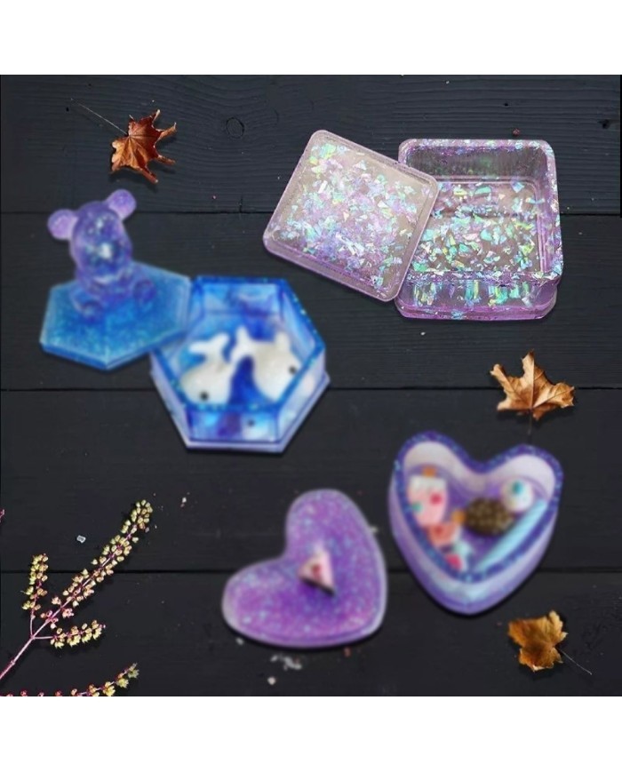 Dörtgen Kapaklı Kalıp - 8x3.8 cm -Kod:981