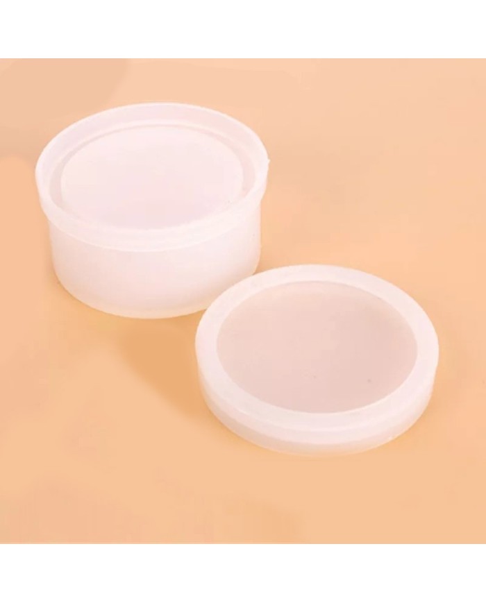 Mumluk ,Yüzüklük, Şekerlik - Kapaklı Kalıp - 8x3.7 cm -Kod:982