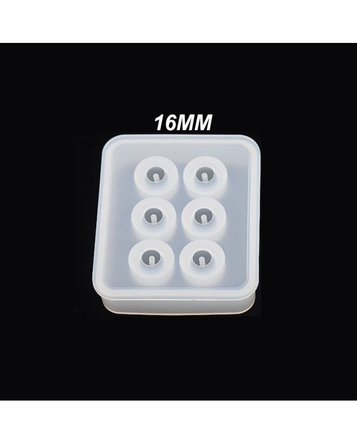 5 Adet - Yuvarlak Boncuk Tesbih Reçine Silikon Kalıbı -16 mm  249