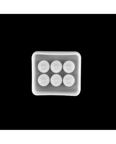 10 Adet - Yuvarlak Boncuk Tesbih Reçine Silikon Kalıbı -16 mm  249