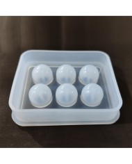 5 adet - Reçine  Epoksi silikon Boncuk Kalıbı -12mm- 161