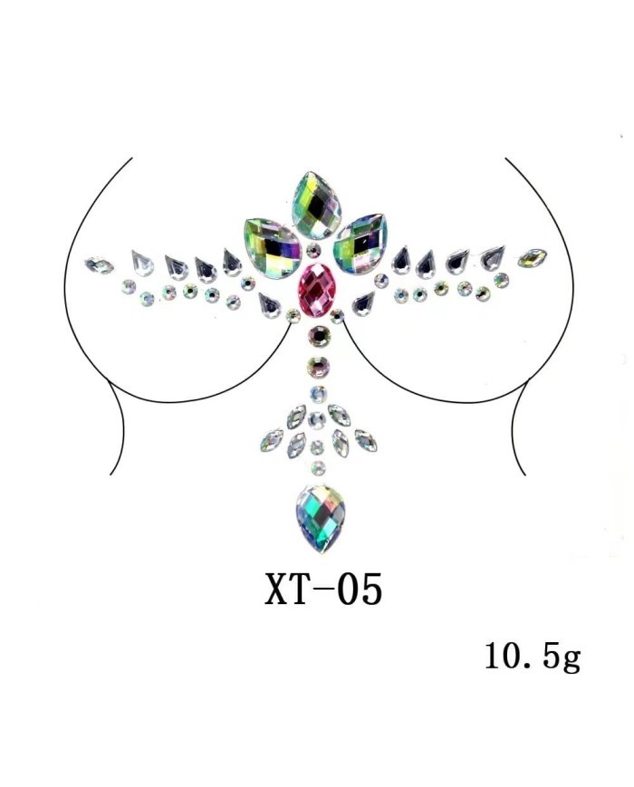 YAPIŞKANLI VÜCUT TAŞI GÖĞÜS ARASI MODEL XT 05