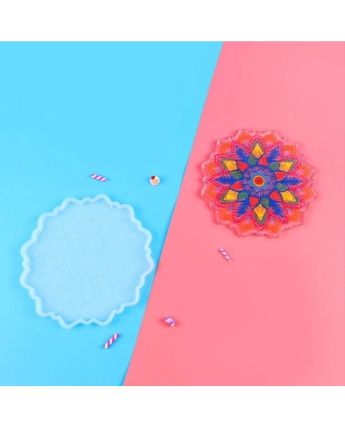 Reçine Epoksi Seti - Tepsi ve Bardak Altlığı (375ml reçine) -Kod:335.336