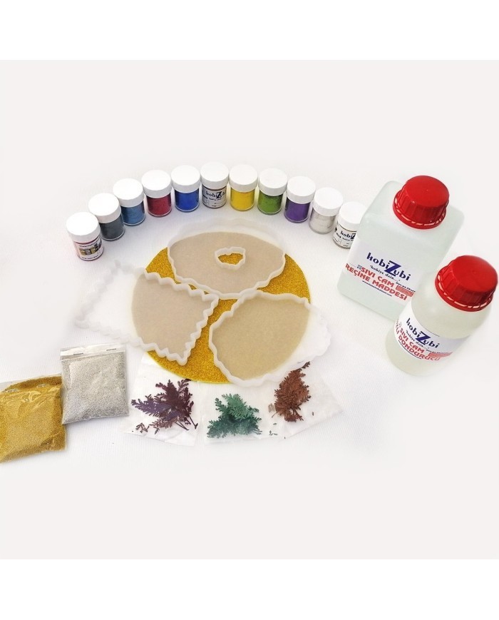 Reçine Epoksi Seti -  Bardak Altları (750ml reçine) - 32,33,251