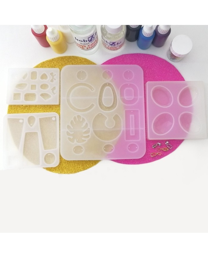 Reçine Epoksi Kolye Seti - (375ml reçine) - 212,82,126,127