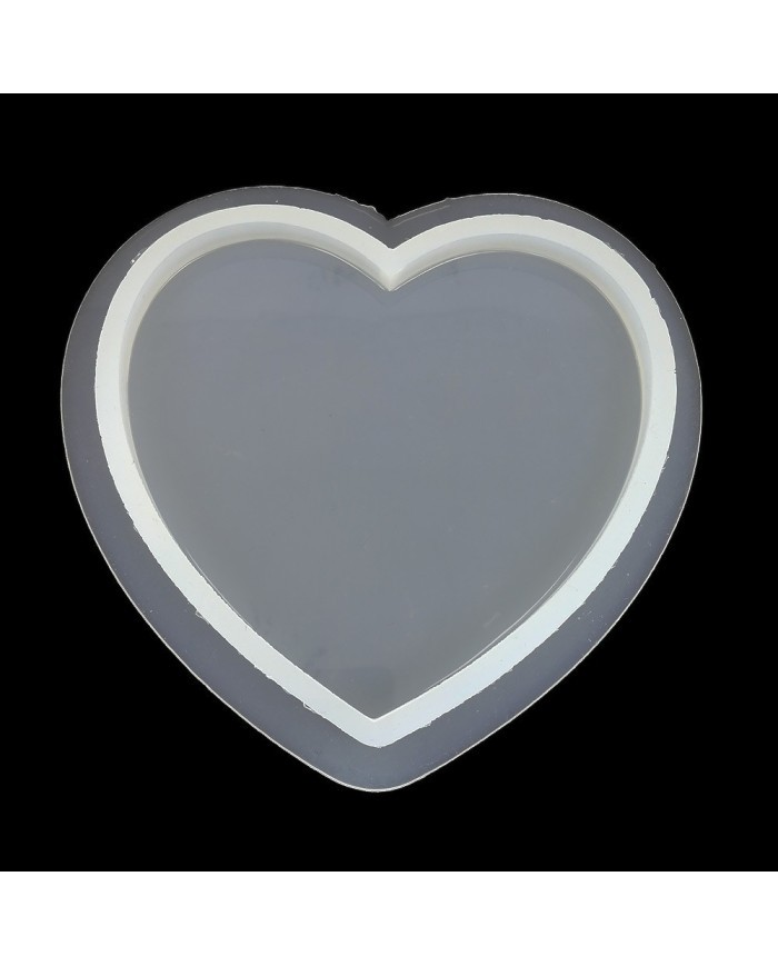 5 Adet - Kalp Reçine Epoksi Kalıp - B17