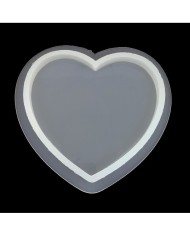 5 Adet - Kalp Reçine Epoksi Kalıp - B17