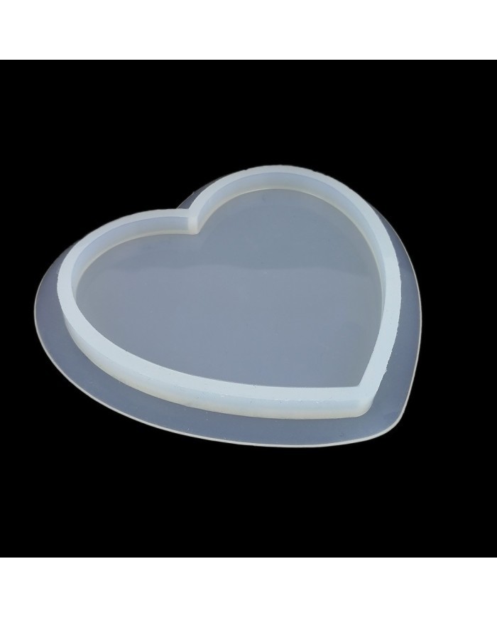 5 Adet - Kalp Reçine Epoksi Kalıp - B17