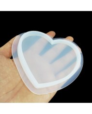 5 Adet - Kalp Reçine Epoksi Kalıp - B17