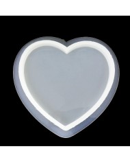 5 Adet - Kalp Reçine Epoksi Kalıp - B17
